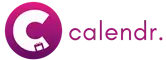 calendr super simple meeting scheduler white logo
